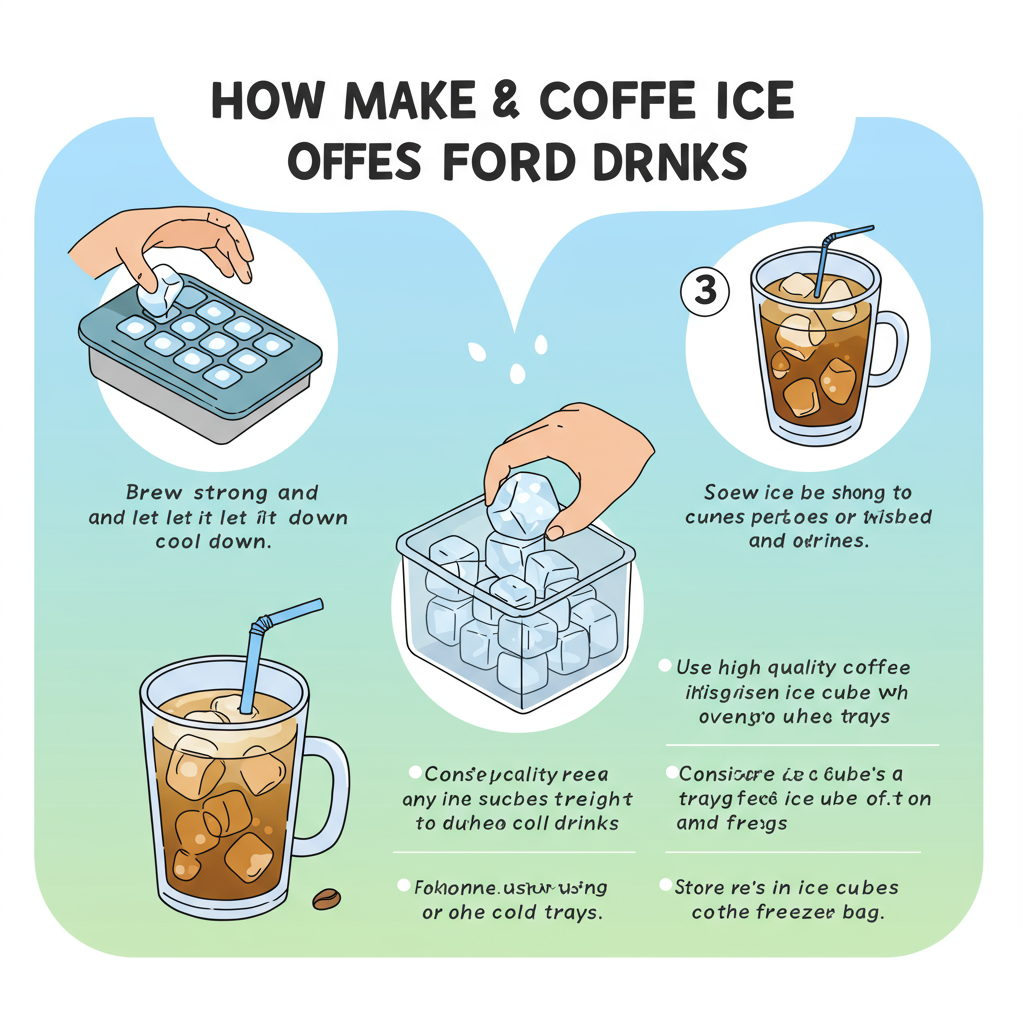 How to Make Coffee Ice Cubes for Iced Drinks